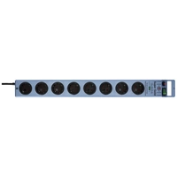 Brennenstuhl 1153340338-3 Überspannungsschutz-Steckdosenleiste 8fach Blau (metallic) Schutzkontakt 3St. Brennenstuhl 1153340338-3 Überspannungsschutz-Steckdosenleiste 8fach Blau (metallic) Schutzkontakt 3St.