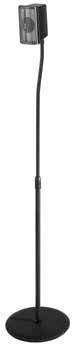 Hama 49594 Lautsprecher-Ständer Starr Boden-/Deckenabstand (max.): 12.3 cm Schwarz 1 Paar