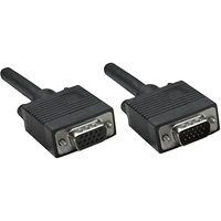 Manhattan VGA Anschlusskabel VGA 15pol. Stecker, VGA 15pol. Buchse 3.00 m Schwarz 317740 schraubbar Manhattan VGA Anschlusskabel VGA 15pol. Stecker, VGA 15pol. Buchse 3.00 m Schwarz 317740 schraubbar