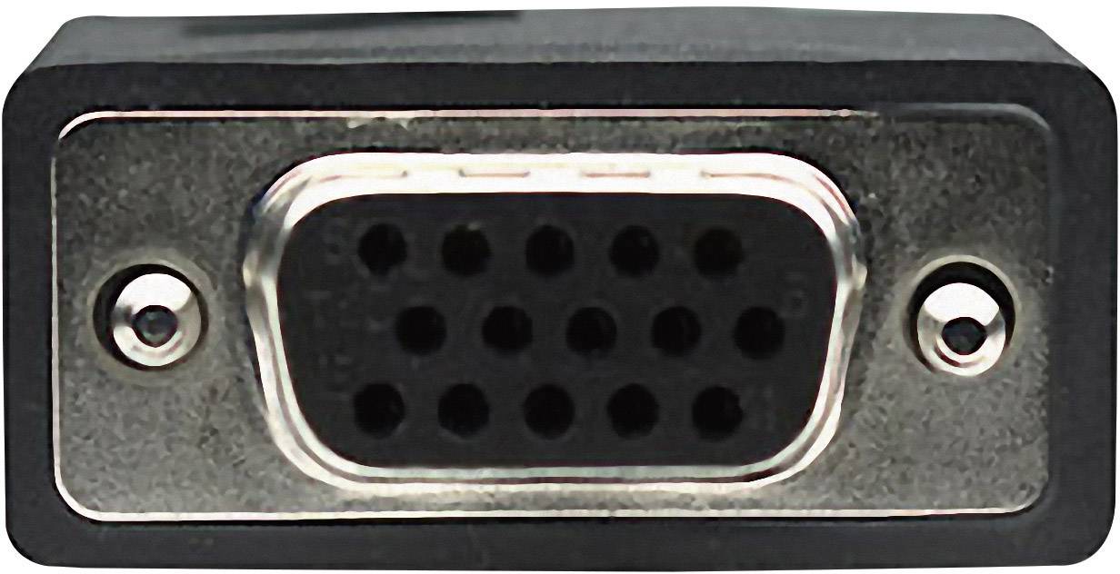 Manhattan VGA Verlängerungskabel VGA 15pol. Stecker, VGA 15pol. Buchse 3.00 m Schwarz 313599 schrau