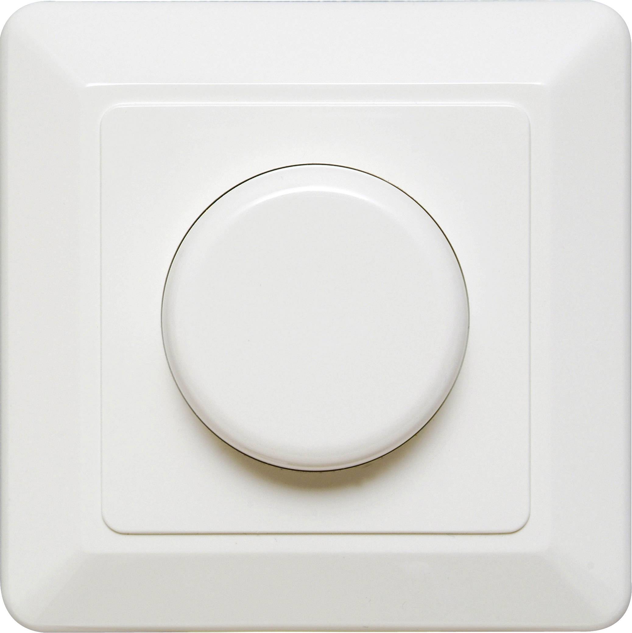 Ehmann 3960c0120 Unterputz Dimmer Geeignet für Leuchtmittel: Glühlampe, Halogenlampe Reinweiß