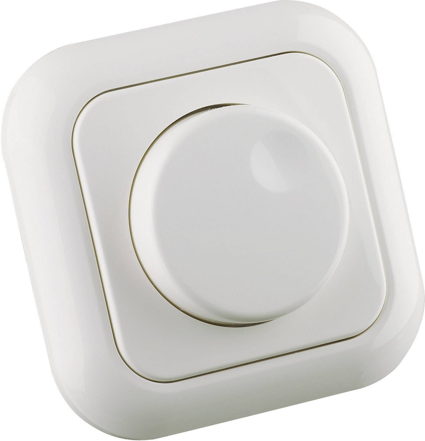 Ehmann 3960c0120 Unterputz Dimmer Geeignet für Leuchtmittel: Glühlampe, Halogenlampe Reinweiß