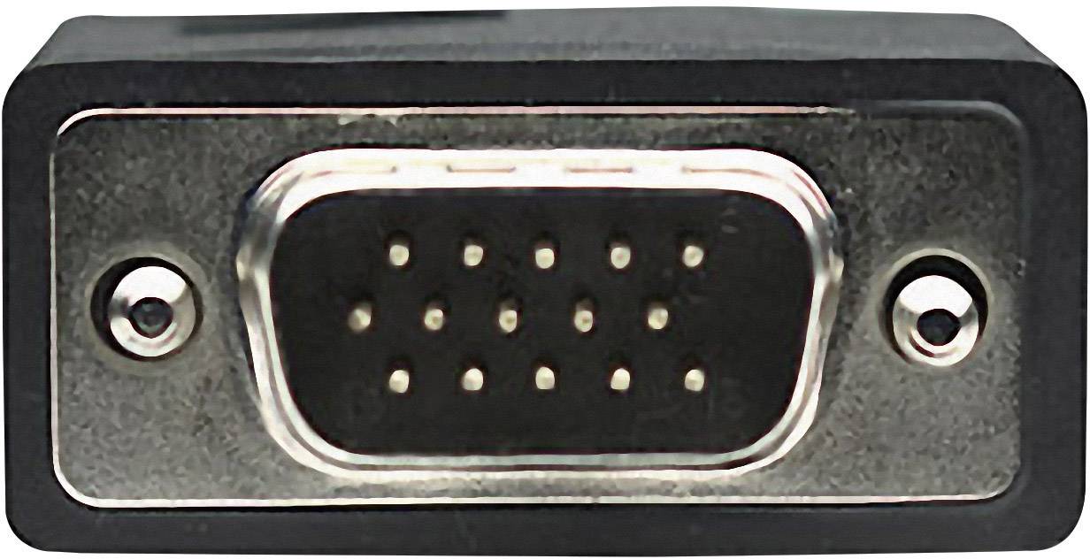 Manhattan VGA Anschlusskabel VGA 15pol. Stecker, VGA 15pol. Stecker 10.00 m Schwarz 312776 schraubb