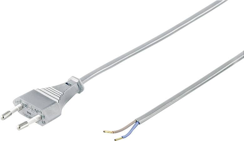 Goobay 51346 Strom Anschlusskabel Grau 1.50m