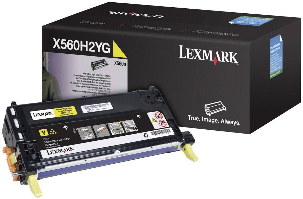 Lexmark Toner X560H2YG Original Gelb 10000 Seiten X560H2YG