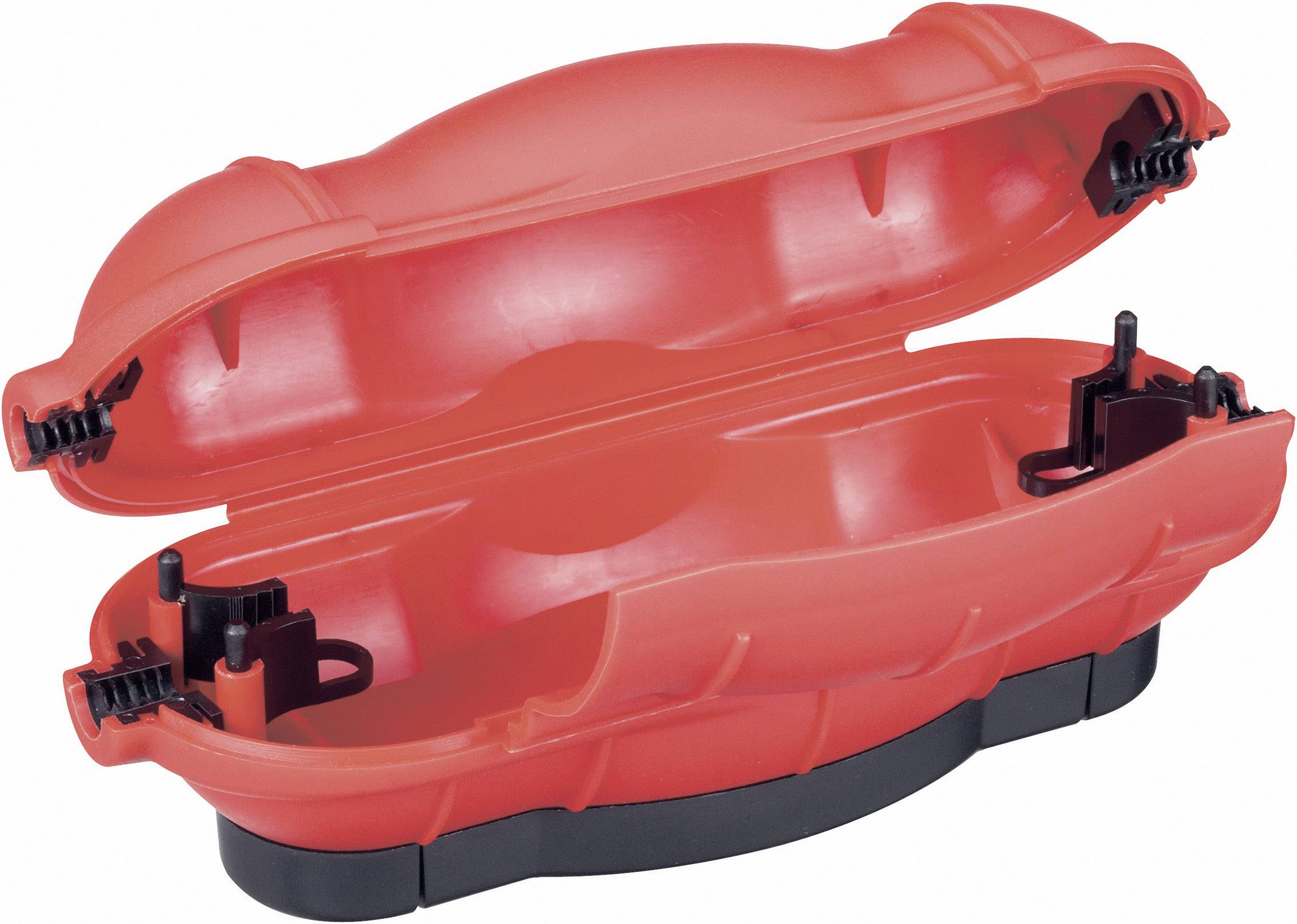 GAO 0391 Steckerbox 1fach Rot