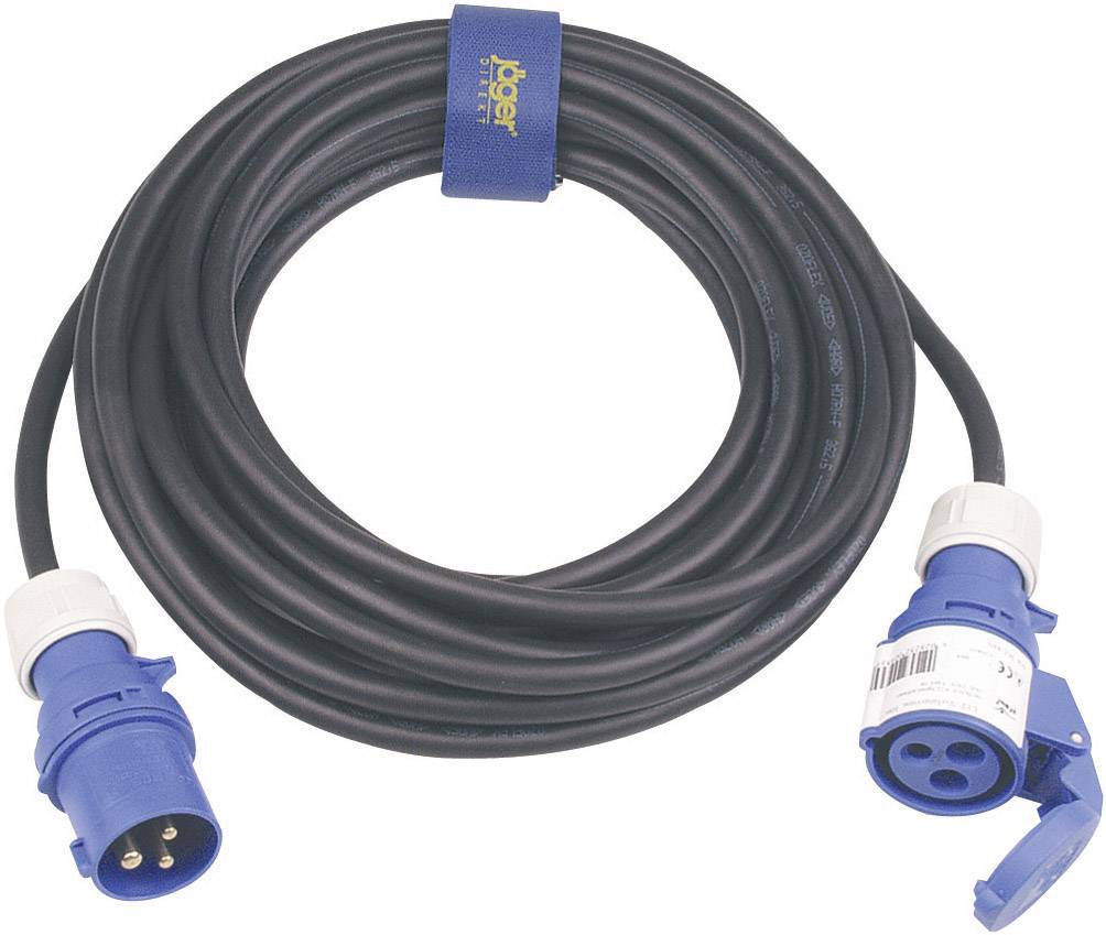 SIROX 361.425 Strom Verlängerungskabel 16 A Schwarz 25.00 m H07RN-F 3G 2,5 mm²