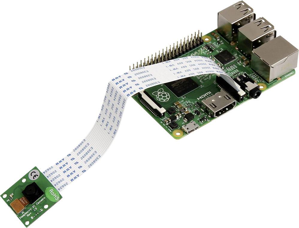 Raspberry Pi® Camera Module V1 5MP CMOS Farb-Kameramodul Passend für (Entwicklungskits): Raspberry Pi