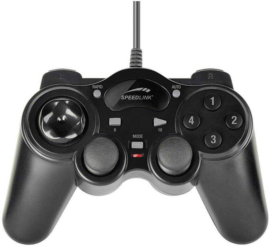 SpeedLink Thunderstrike Gamepad PC Schwarz