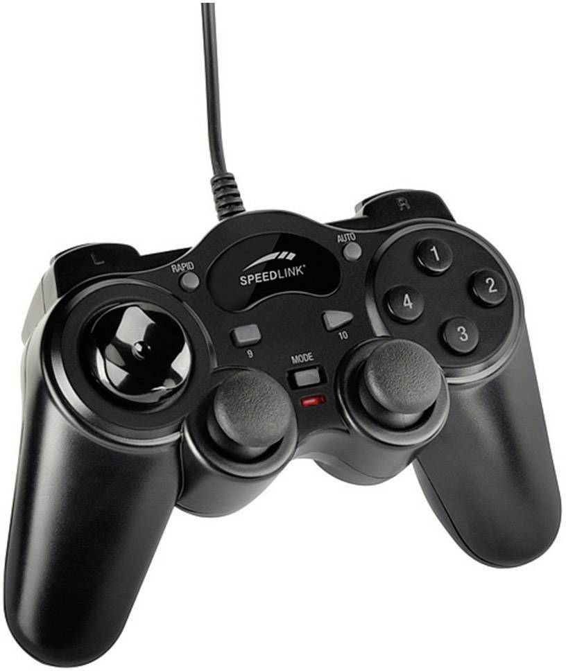 SpeedLink Thunderstrike Gamepad PC Schwarz