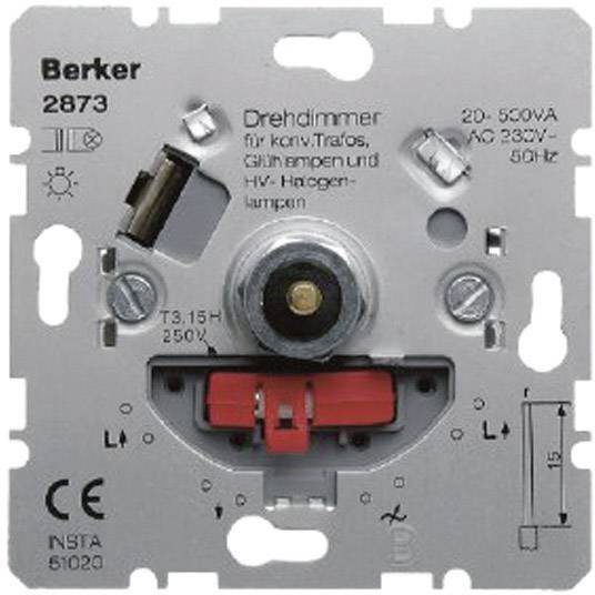 Berker Schalterprogramm Einsatz Dimmer K.5, K.1, Q.3, Q.1, S.1, B.7, B.3, B.1, R.1/R.3 2873 1 St.