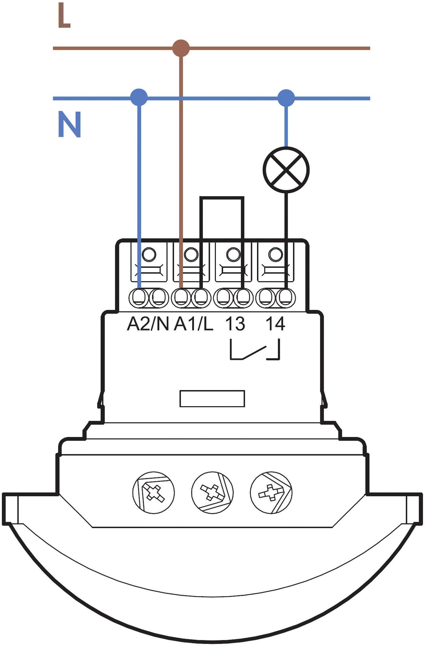 Finder Bewegungsmelder 18.41.8.230.0300 250 V/AC 110 - 230 V/AC 1 Schließer 1St.