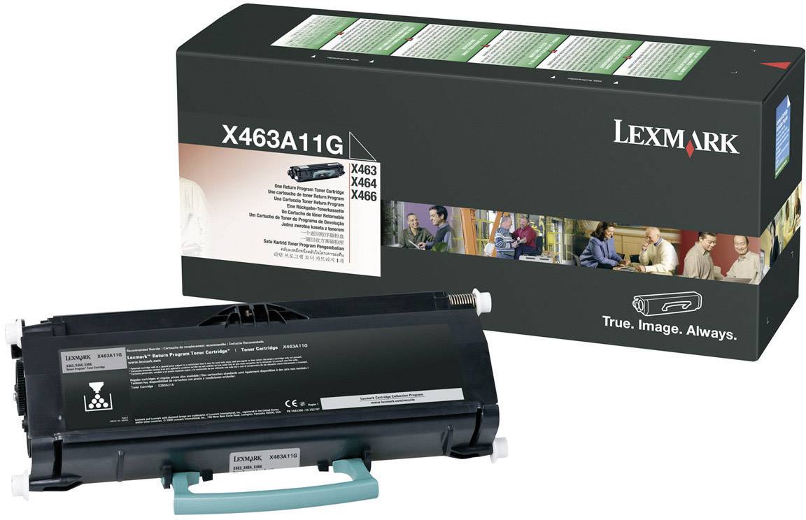 Lexmark Toner X463A11G Original Schwarz 3500 Seiten X463A11G