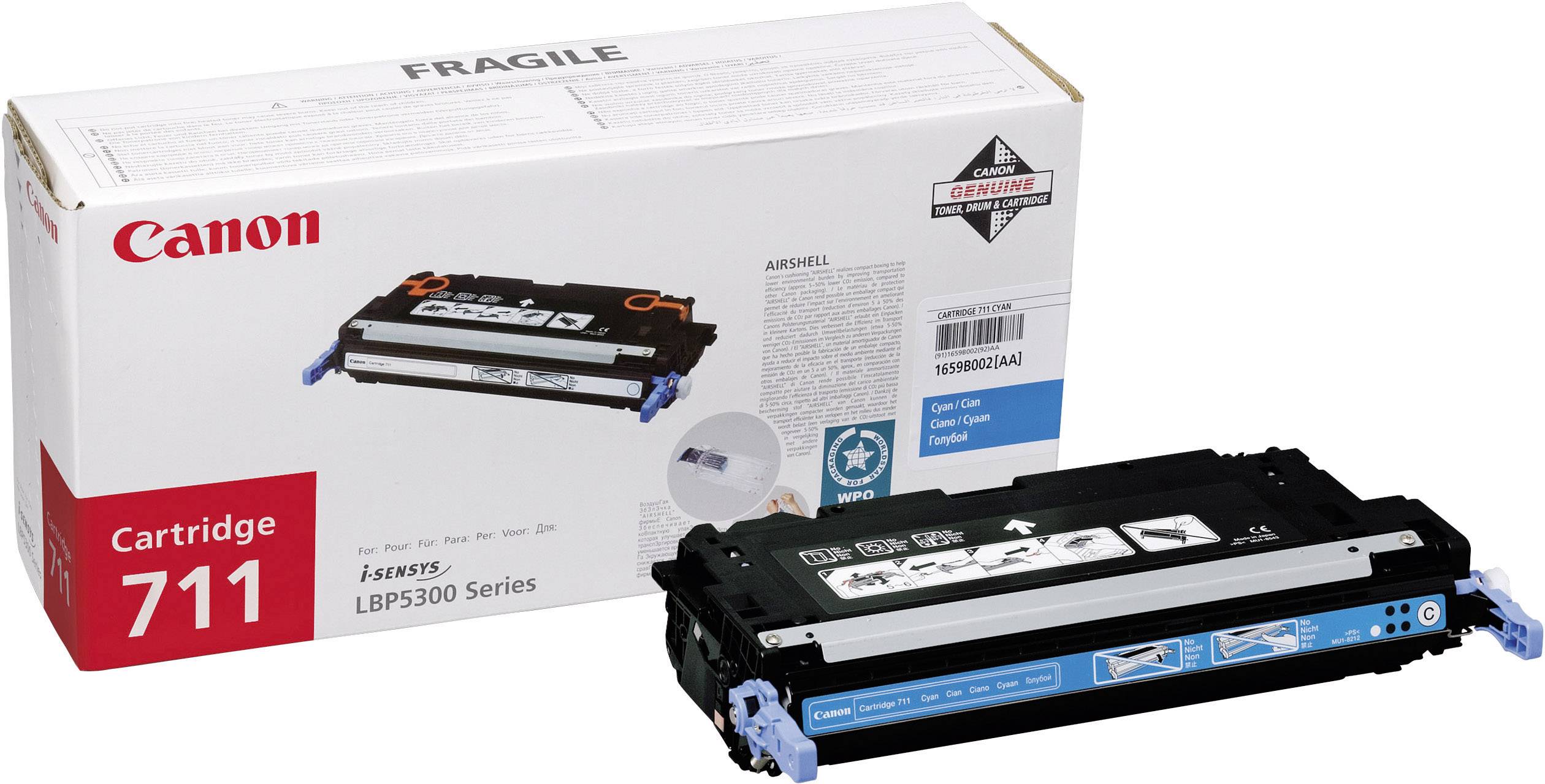 Canon 711 - Cyan - Original - Tonerpatrone - für imageRUNNER C1022, i-SENSYS MF9130, MF9170, MF9220, MF9280, Satera LBP5