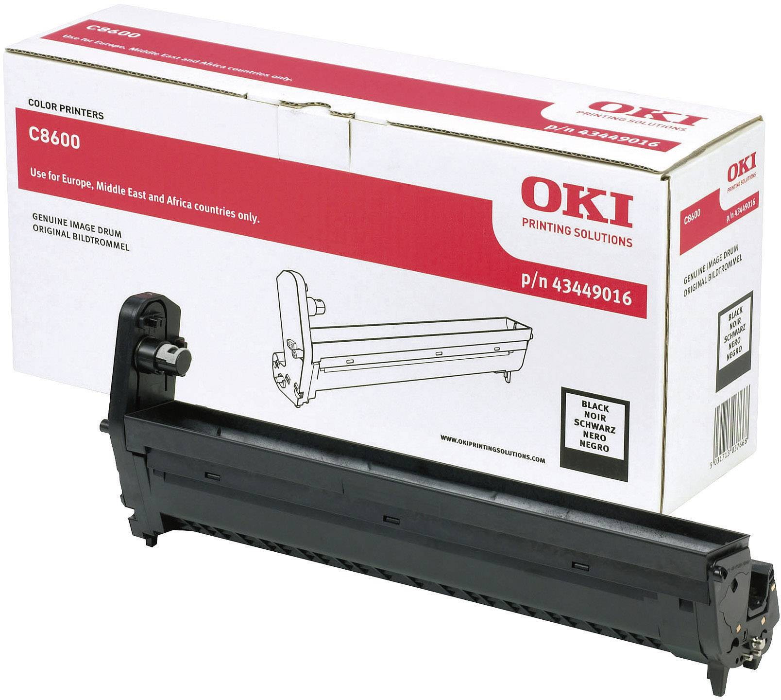 OKI Trommeleinheit Trommel Drum Unit C8600 C8800 43449016 Original Schwarz 20000 Seiten