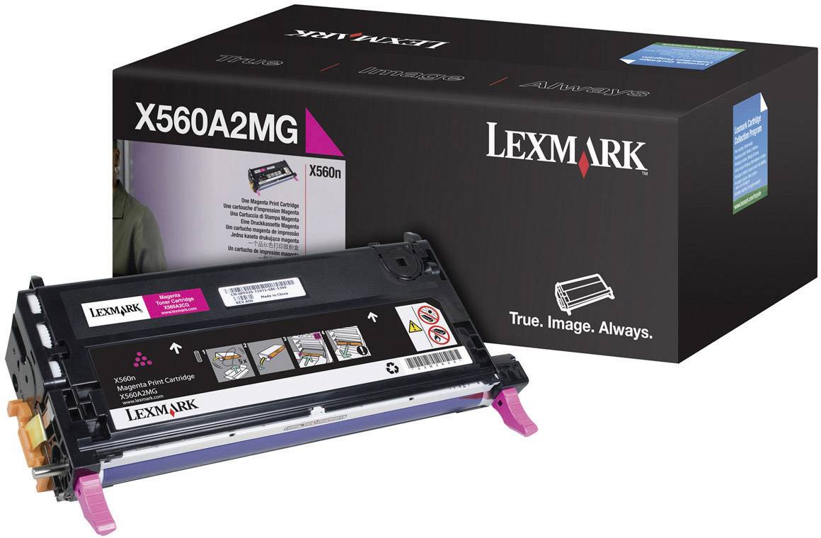 Lexmark Toner X560A2MG Original Magenta 4000 Seiten X560A2MG