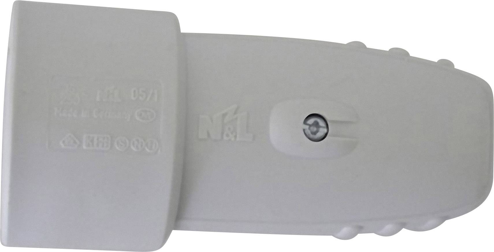 GAO 624401 Schutzkontaktkupplung Gummi 230 V Hellgrau IP20