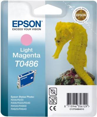 Epson Druckerpatrone T0486 Original Light Magenta C13T04864010