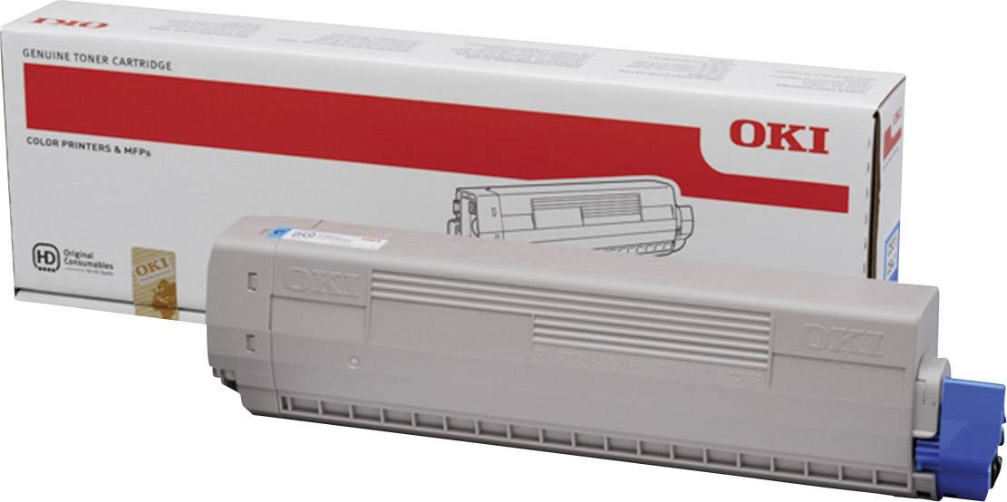 OKI Toner C831 C841 Original Cyan 10000 Seiten 44844507