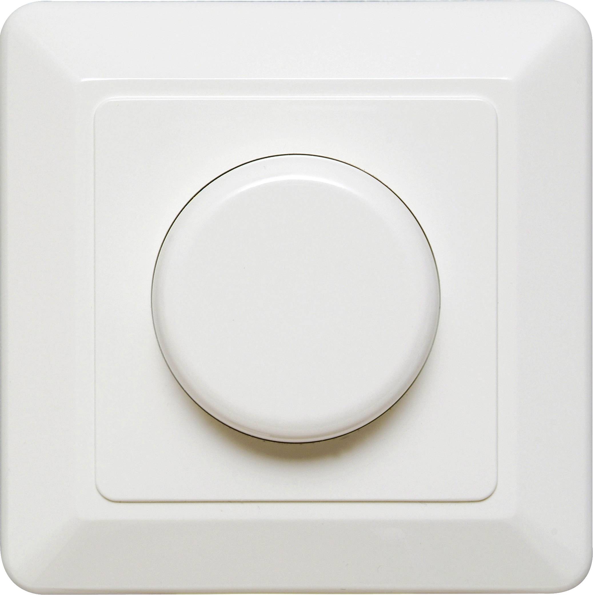 Ehmann 4660c0026 Unterputz Dimmer Geeignet für Leuchtmittel: Halogenlampe, Glühlampe Reinweiß