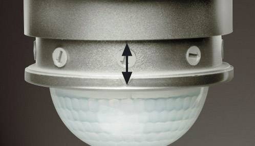 GEV 018501 Aufputz PIR-Bewegungsmelder 180° Relais Weiß IP44 Dauerlichtfunktion, Urlaubsfunktion