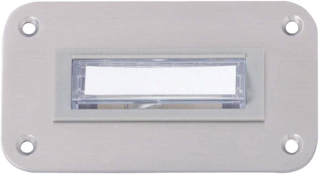 Heidemann 70065 Klingelplatte beleuchtet 1fach Edelstahl 8-12 V/1 A