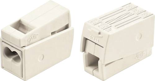 WAGO 224-112 Leuchtenklemme flexibel: 0.5-2.5 mm² starr: 1-2.5 mm² Polzahl: 3 15 St. Weiß