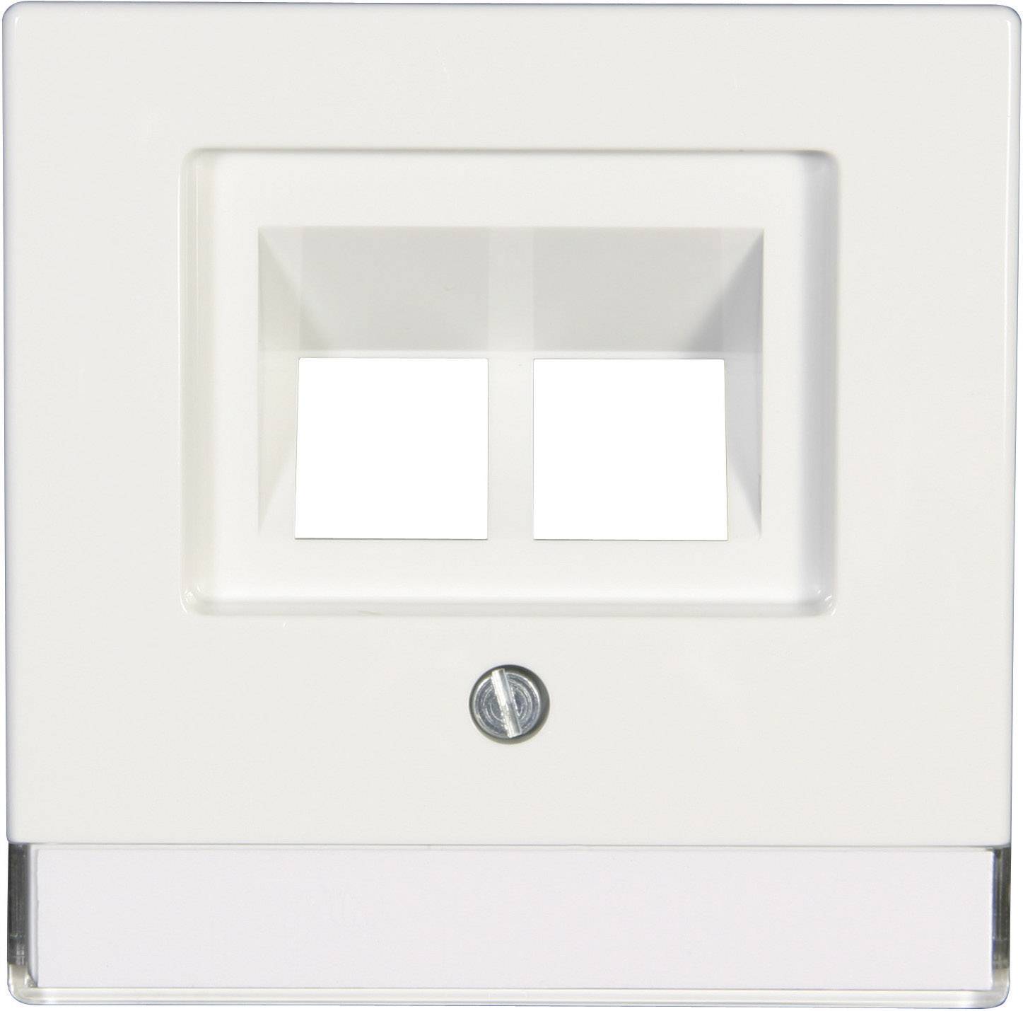 Busch-Jaeger Abdeckung UAE-/IAE-/ISDN-Steckdose Solo Weiß 1 St.