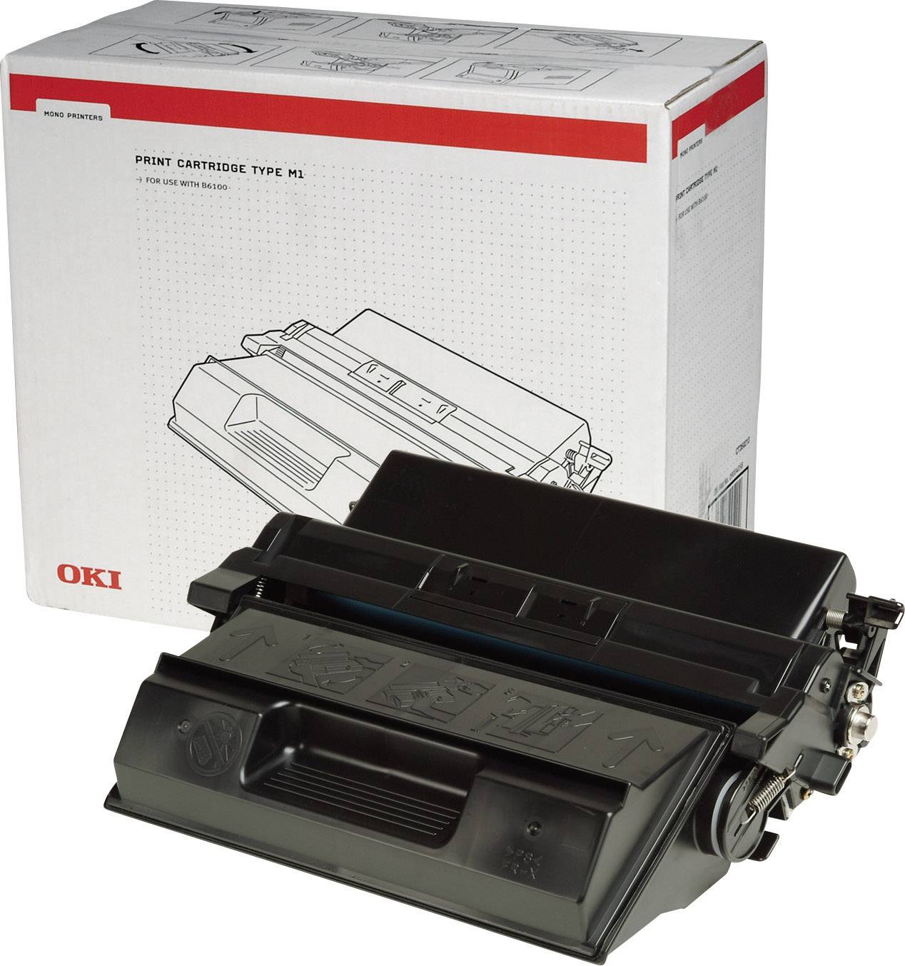 OKI - Schwarz - original - Tonerpatrone - für B6100, 6100dn, 6100n