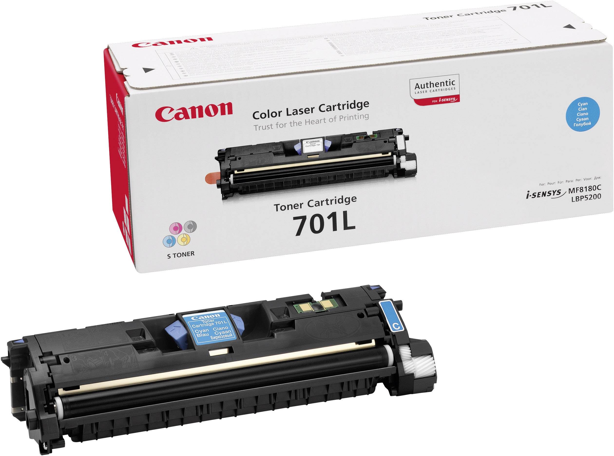Canon 701 - Cyan - Original - Tonerpatrone - für ImageCLASS MF8180c, Laser Shot LBP-5200, LaserBase MF8180C