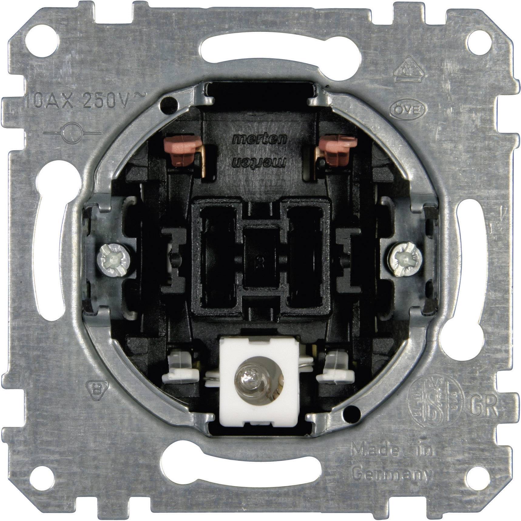 Merten Einsatz Kontrollschalter, Ausschalter System M, System Fläche, Aquadesign MEG3102-0000 1St.