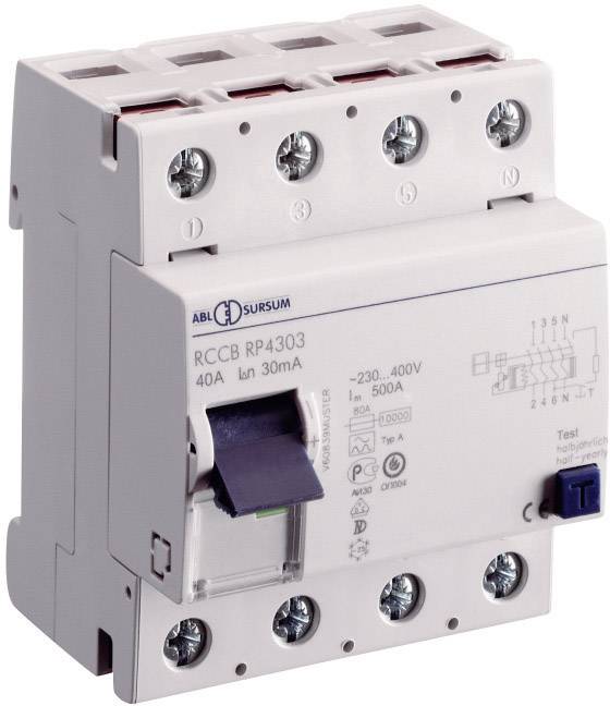 ABL Sursum 5013  FI-Schutzschalter  A   4polig 40 A 0.03 A 400 V