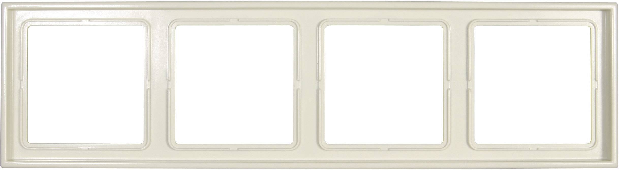 Jung 4fach Rahmen LS 990 Creme-Weiß LS984W 1 St.