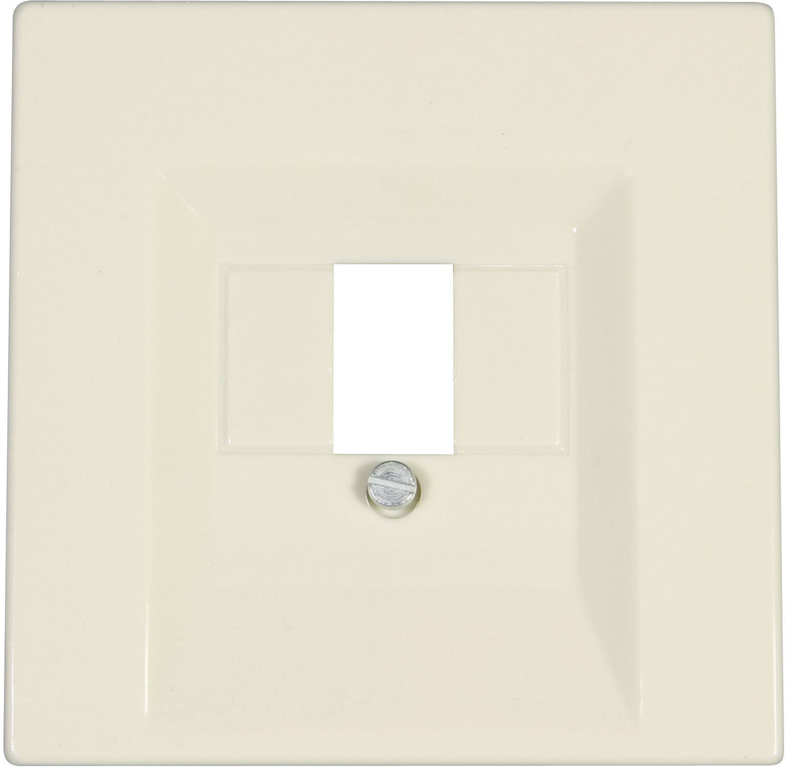 Jung Abdeckung TAE-Steckdose, USB-Steckdose LS 990, LS design, LS plus Creme-Weiß LS 969 T 1 St.