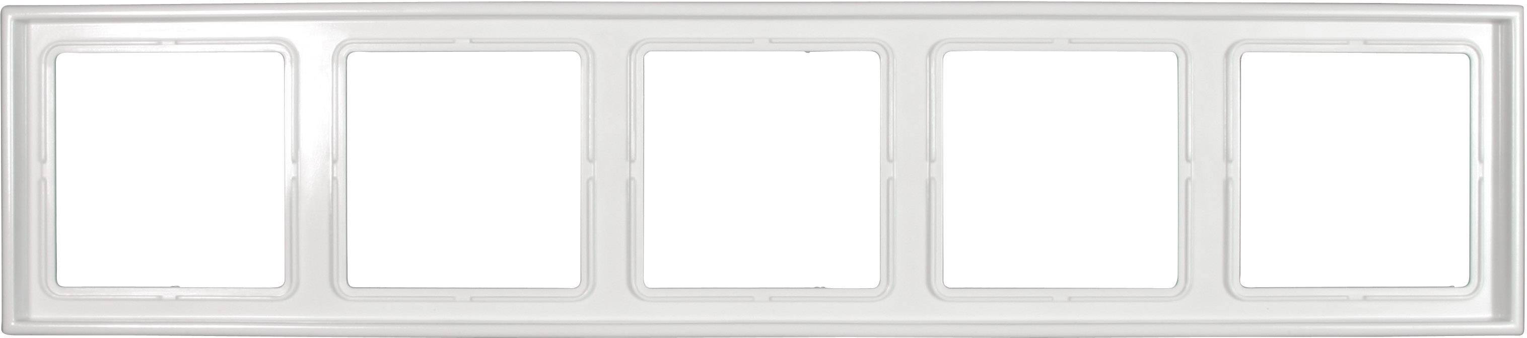 Jung 5fach Rahmen LS 990 Alpinweiß LS 985 WW 1 St.