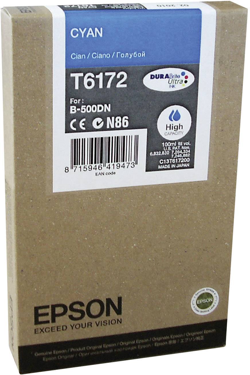 Epson Druckerpatrone T6172 Original Cyan C13T617200