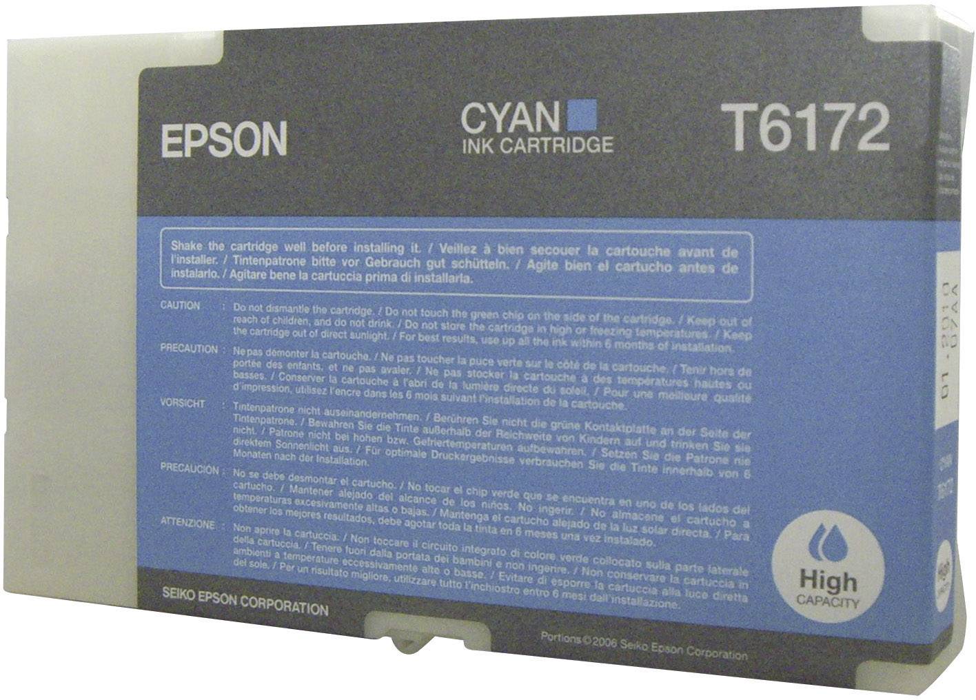 Epson Druckerpatrone T6172 Original Cyan C13T617200