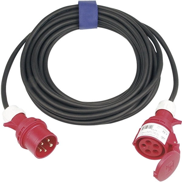 SIROX 365.410 Strom Verlängerungskabel 32A Schwarz 10.00m H07RN-F 5G 4mm² SIROX 365.410 Strom Verlängerungskabel 32A Schwarz 10.00m H07RN-F 5G 4mm²