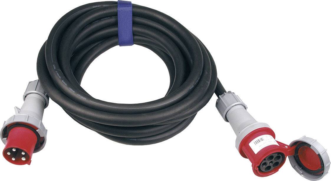 SIROX 367.810 Strom Verlängerungskabel 63A Schwarz 10.00m H07RN-F 5G 16mm²