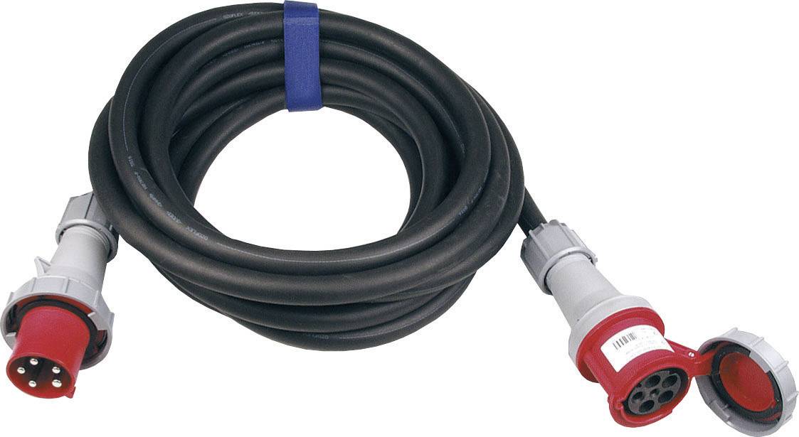 SIROX 367.825 Strom Verlängerungskabel 63A Schwarz 25.00m H07RN-F 5G 16mm²