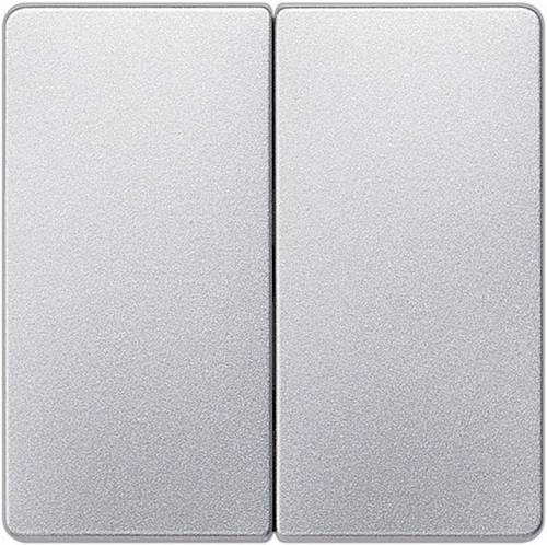 Siemens Schalterprogramm Abdeckung Serienschalter Delta Aluminium (Metallic) 5TG6245 1 St.