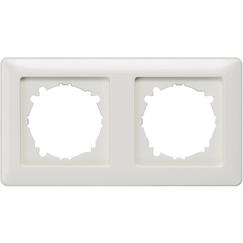 Siemens Schalterprogramm 2fach Rahmen Delta Weiß 5TG25520 1St. Siemens Schalterprogramm 2fach Rahmen Delta Weiß 5TG25520 1St.