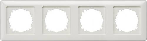 Siemens Schalterprogramm 4fach Rahmen Delta Aluminium (Metallic) 5TG25543 1 St.