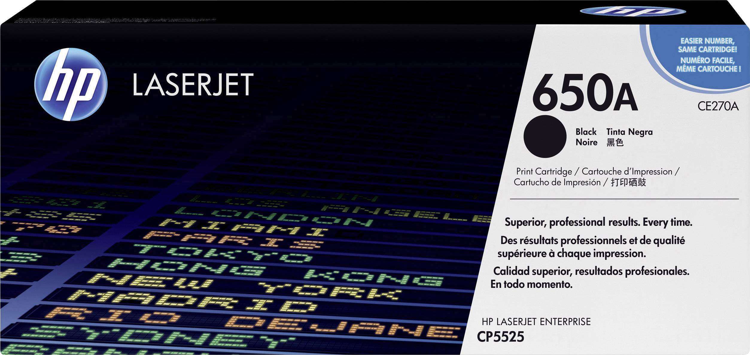 HP Toner 650A Original Schwarz 13500 Seiten CE270A