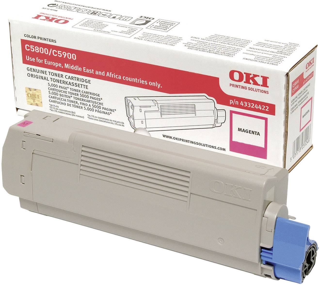 OKI Magenta - Original - Tonerpatrone - für C5550 MFP - 5800dn - 5800Ldn - 5800n