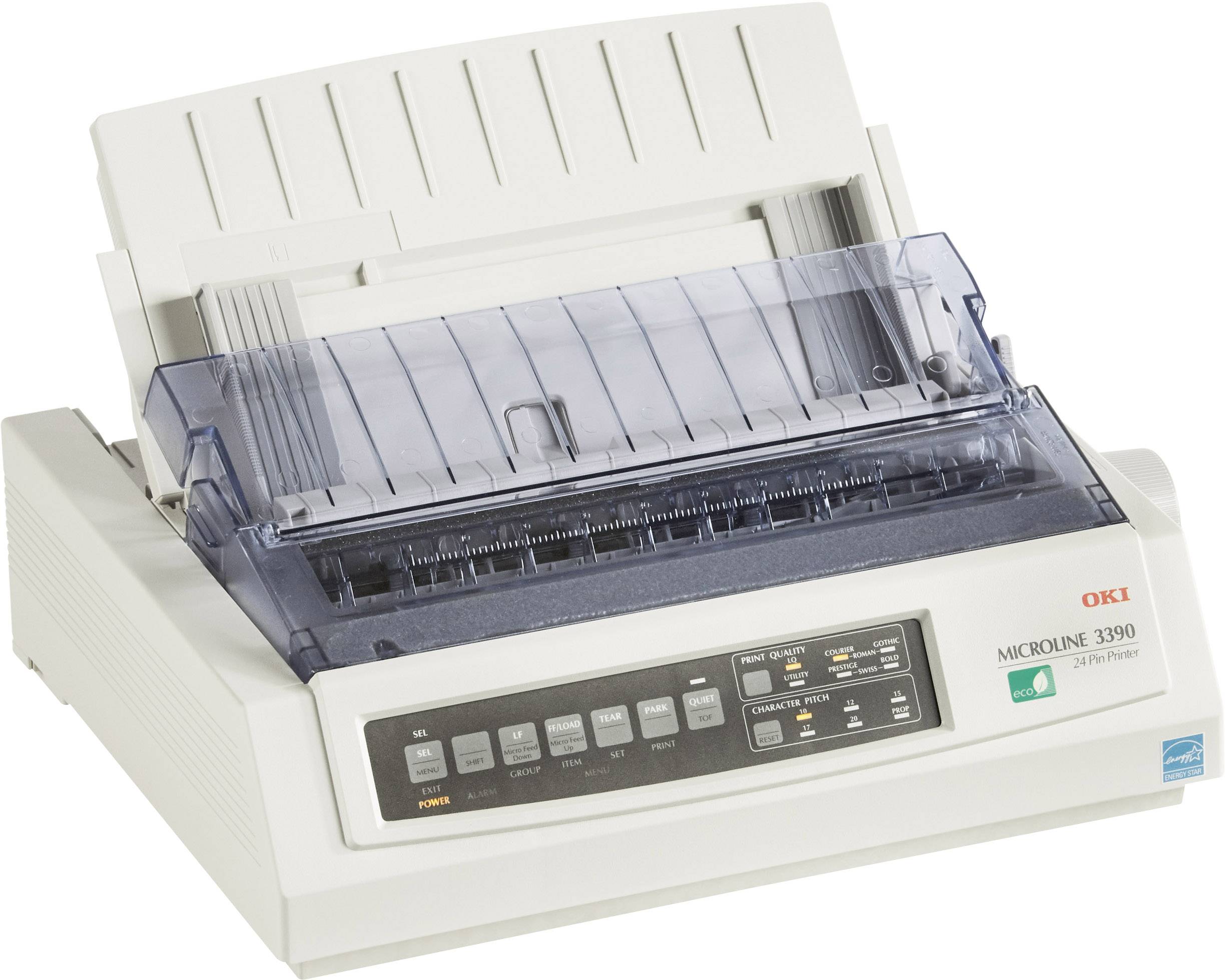 OKI ML3390 eco Nadeldrucker 390 Zeichen/s 24-Nadel-Druckkopf, Schmaler Einzug, Druckbreite 80 Zeichen USB, Parallel