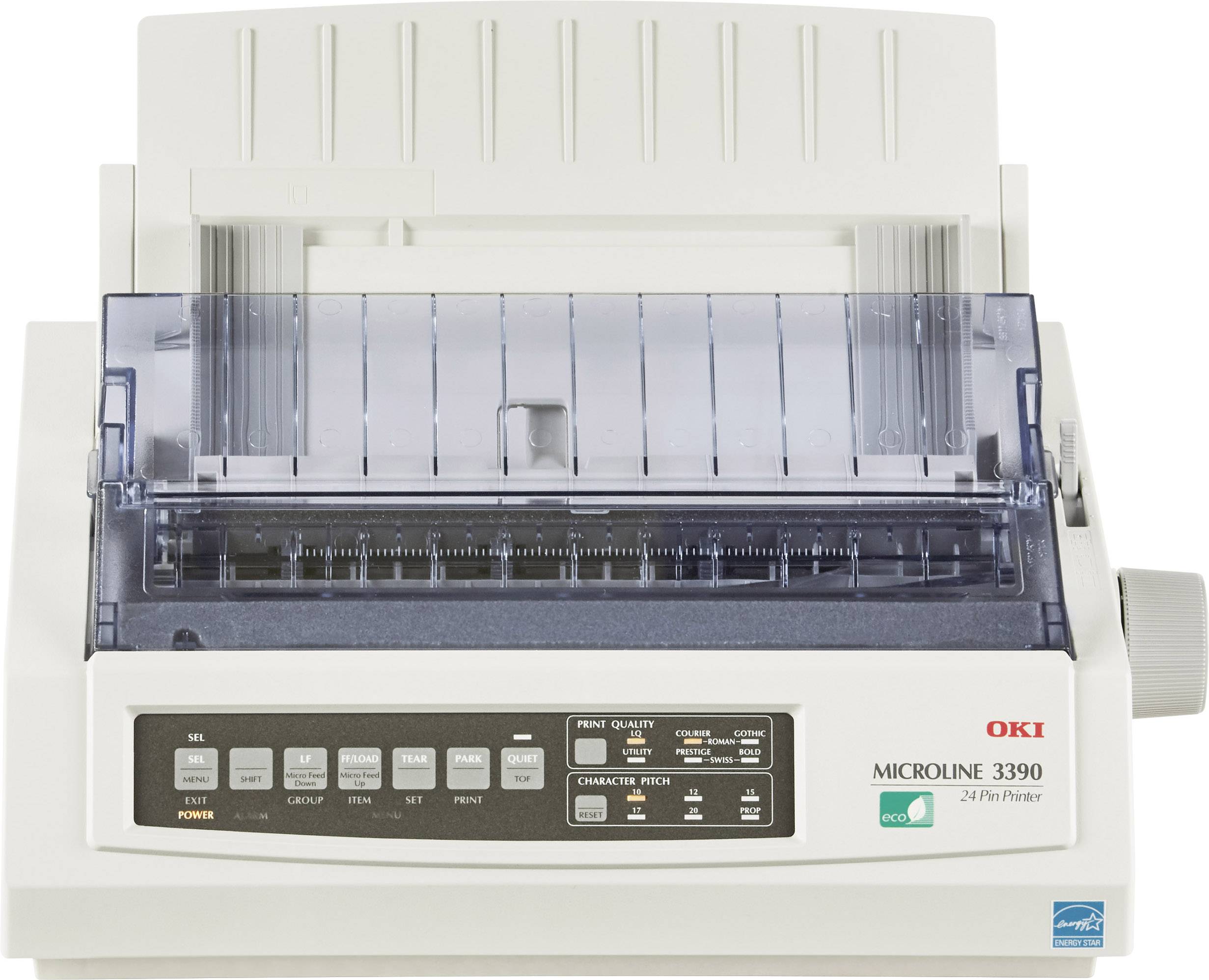 OKI ML3390 eco Nadeldrucker 390 Zeichen/s 24-Nadel-Druckkopf, Schmaler Einzug, Druckbreite 80 Zeichen USB, Parallel