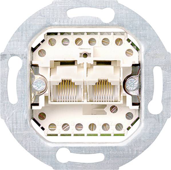 GIRA Schalterprogramm Einsatz UAE-/IAE-/ISDN-Steckdose Standard 55, E2, Event Klar, Event, Event Opak, Esprit, ClassiX, System 55 019000 1 St.
