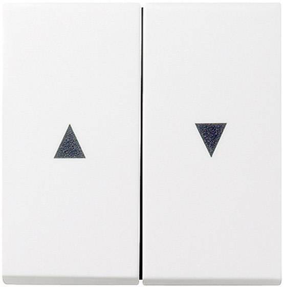 GIRA Abdeckung Jalousie-Schalter System 55, Standard 55, E2, Event, Event Klar, Event Opak, Esprit, ClassiX Sauber-Wei