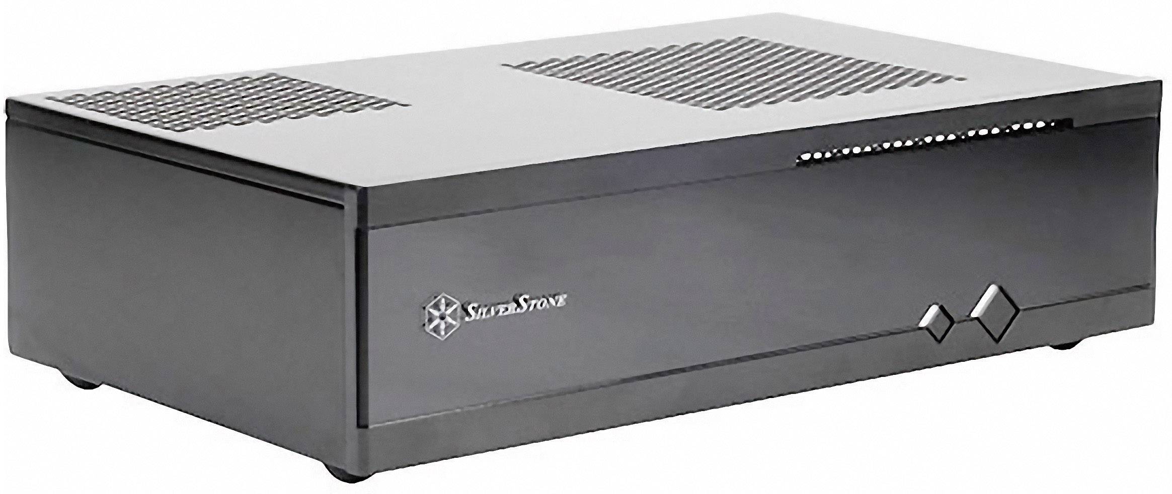 SilverStone MILO ML05 - SFF - Mini-ITX - keine Spannungsversorgung (SFX12V) - Schwarz - USB/Audio